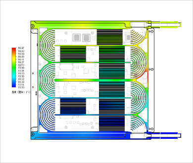 水冷机箱热设计仿真案例